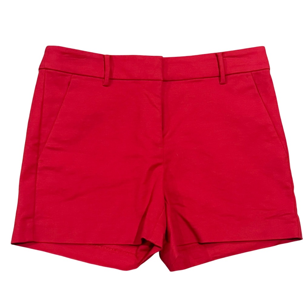 LOFT Red Women's Tailored Shorts